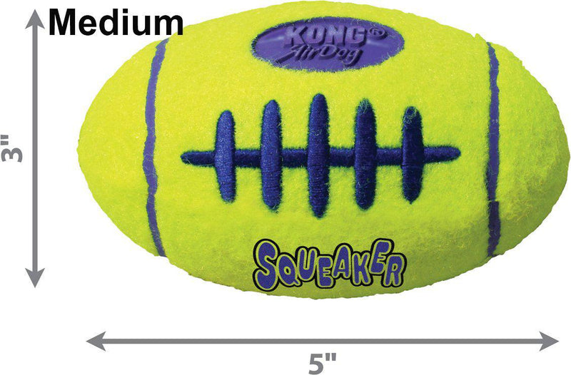 $1 OFF! Kong AirDog Squeaker Football Dog Toy: 3 Sizes - Glad Dogs Nation | ALL Profits Donated
