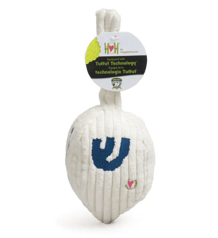 30% OFF! HuggleHounds Plush Dreidel with Tuffut Technology® - Glad Dogs Nation | ALL Profits Donated