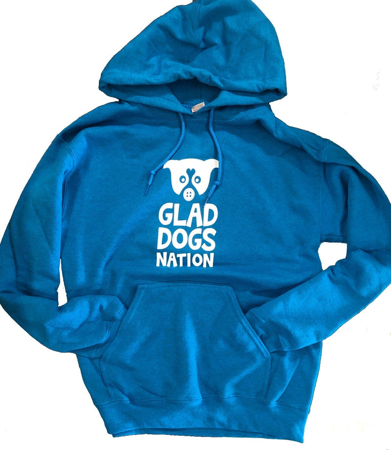 $5 OFF! Glad Dogs Nation Hoodie / Hooded Sweatshirt - Glad Dogs Nation | ALL Profits Donated