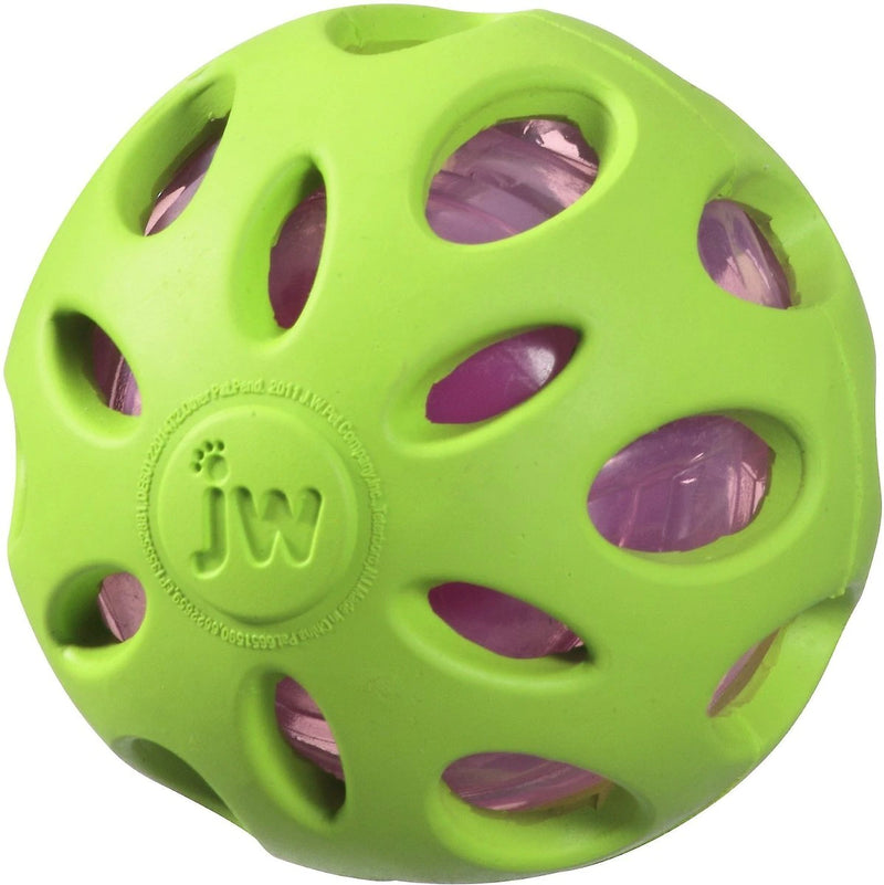 JW Pets Crackle Heads Crackle Ball: 3 Sizes, Choose Color