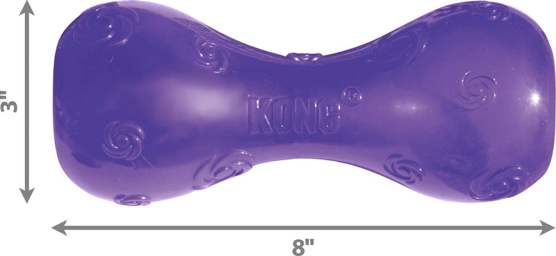 Kong Squeezz Squeak Dumbbell: 3 Sizes  CHEAPER THAN CHEWY!
