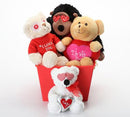 Puppy Love SQUEAKY Dog & Puppy Gift Basket: 3 Sizes
