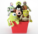 'Toon Town Cartoon Character SQUEAKY Dog & Puppy Gift Basket: 3 Sizes
