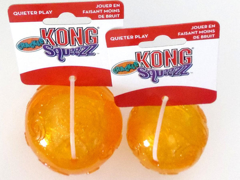 Kong Squeezz Crackle Ball: Quiet Chewing! - Glad Dogs Nation | ALL profits donated