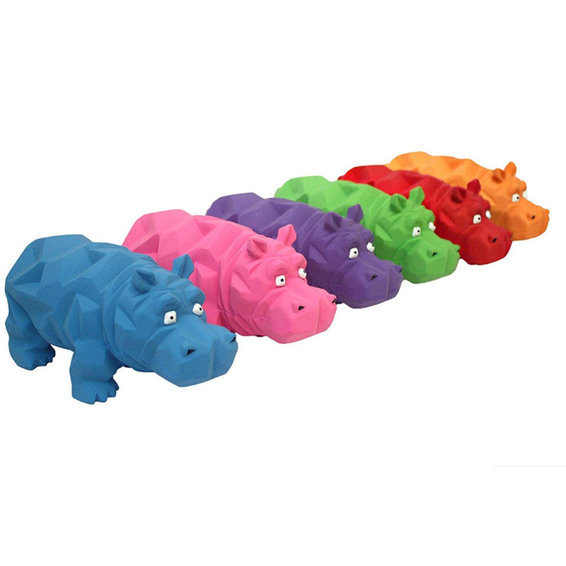 Multipet 4" Mini Latex Origami Hippo: Pick Your Color