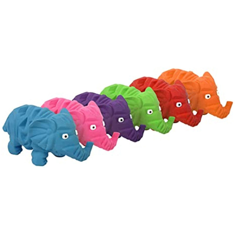 NEW! Multipet 4" Mini Latex Origami Elephant: Pick Your Color