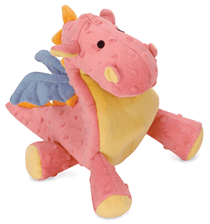 goDog Dragon With Chew Guard Technology Tough Plush: 2 Sizes - Glad Dogs Nation | ALL profits donated
