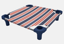 4Legs4Pets Elevated Dog Bed: Red, White & Blue