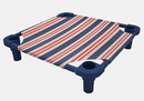 4Legs4Pets Elevated Dog Bed: Red, White & Blue