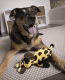 HEAR DOGGY Silent Squeaker Chew Guard GIRAFFE Dog Toy / CHEAPER THAN CHEWY!