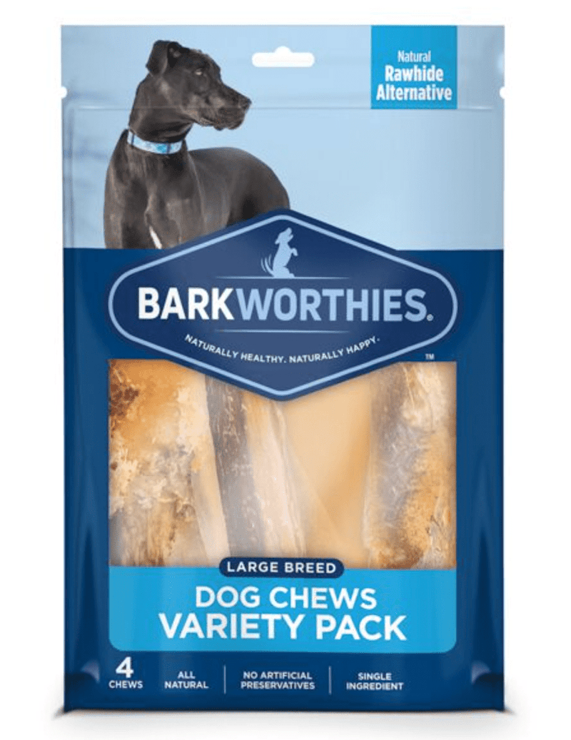 Barkworthies Large Dog Variety Chew Pack