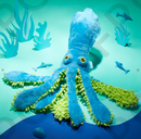 BARK Shifty Sid the Squid Squeak & Crinkle Dog Toy