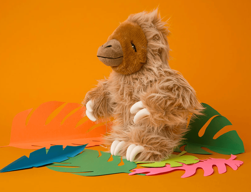 BARK Gordon the Giant Sloth Squeaky Dog Toy