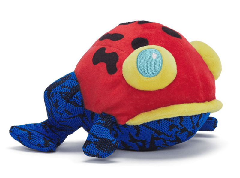 BARK Freckles the Frog Secrets of the Rainfurrest Squeaky & Crinkly Dog Toy