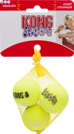 KONG SqueakAir Tennis Balls: All Sizes