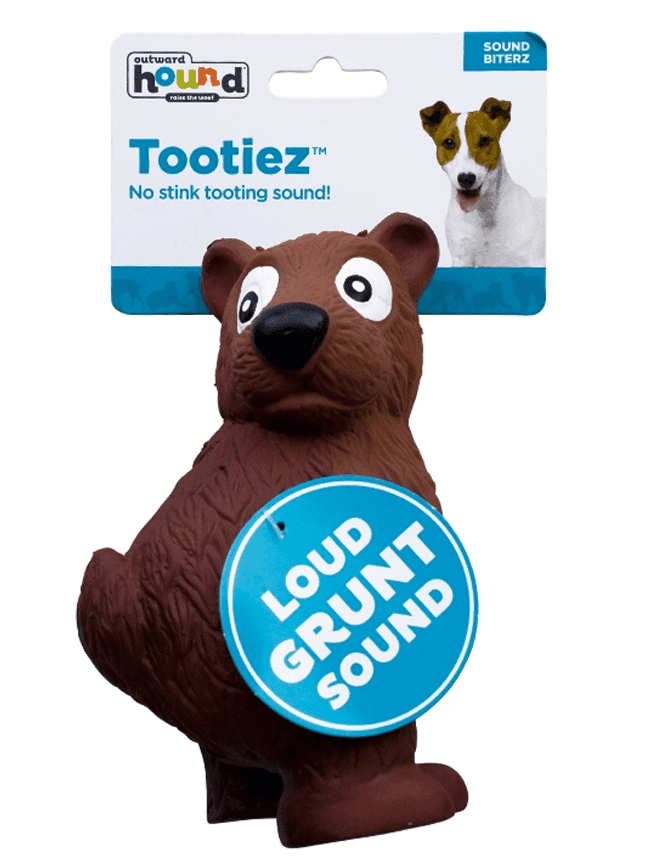 Outward Hound Tootiez Bear Grunting Dog Toy - Glad Dogs Nation | ALL profits donated