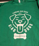 Turning Sad Dogs into Glad Dogs Lightweight Crewneck Sweatshirt