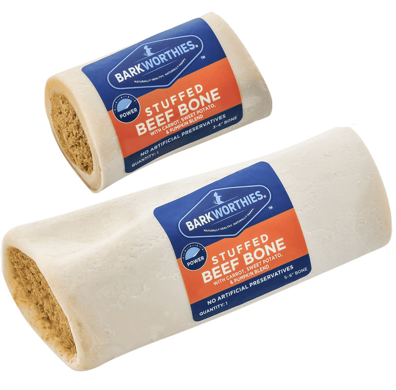 Barkworthies Stuffed Shin Bone: Medium & Large Dogs - Glad Dogs Nation | ALL Profits Donated