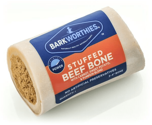 Barkworthies Stuffed Shin Bone: Medium & Large Dogs - Glad Dogs Nation | www.GladDogsNation.com