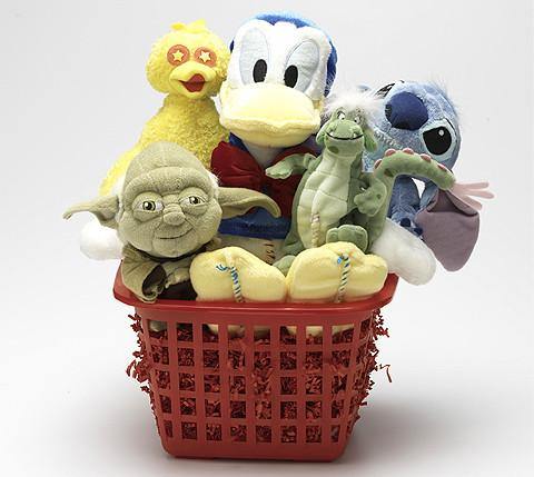 Cartoon & Pop Culture SQUEAKY Dog & Puppy Gift Basket: 3 Sizes - Glad Dogs Nation | ALL Profits Donated