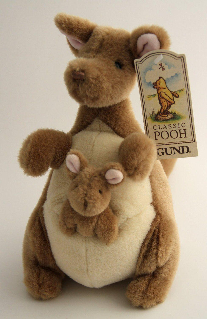Pooh Corner SQUEAKY Love 'em Up Dog Toys: Kanga & Roo