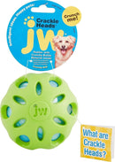 JW Pets Crackle Heads Crackle Ball: 3 Sizes, Choose Color - Glad Dogs Nation | ALL Profits Donated