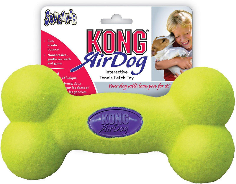 Kong AirDog Squeaker Bone: 3 Sizes - Glad Dogs Nation | ALL Profits Donated