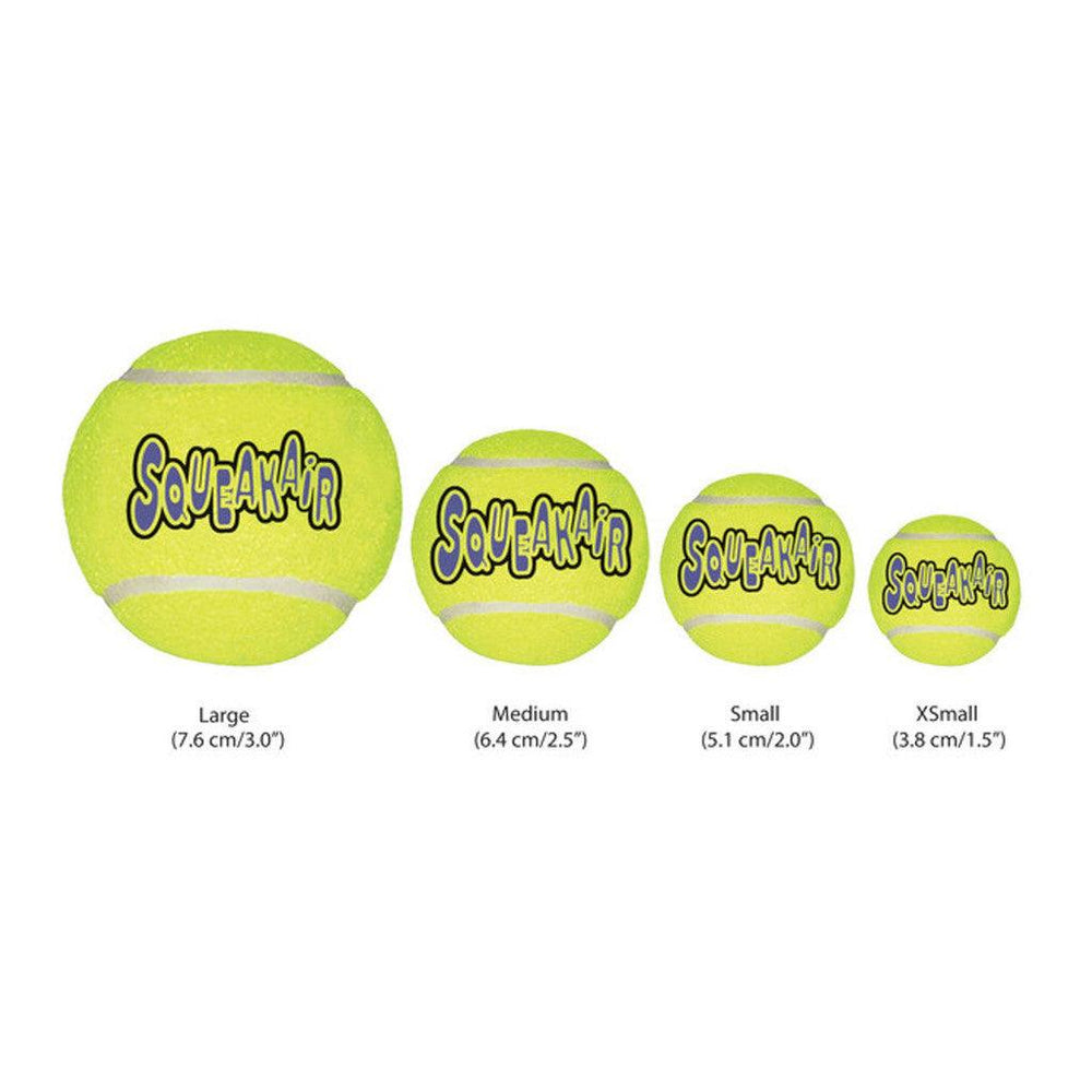 KONG SqueakAir Tennis Balls: All Sizes