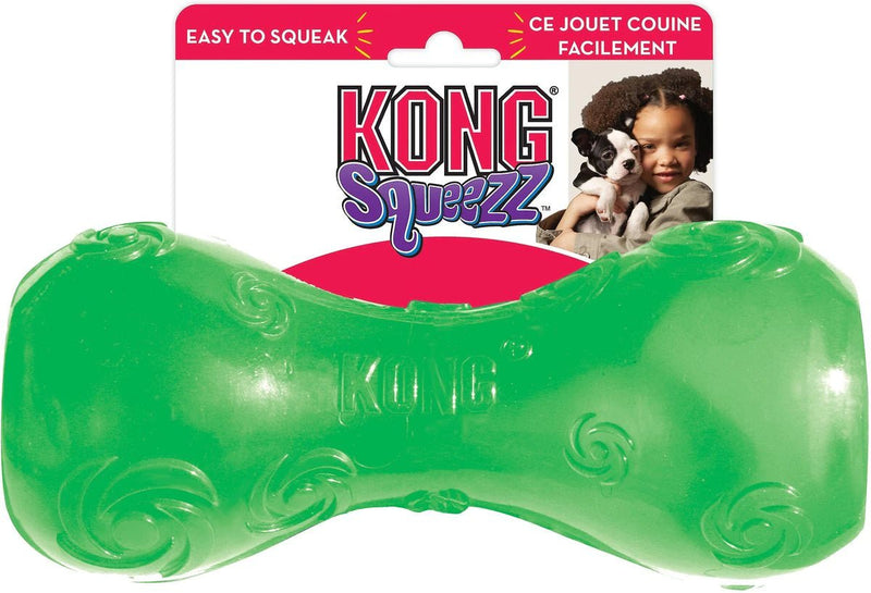 Kong Squeezz Squeak Dumbbell: 3 Sizes • Choose Color • CHEAPER THAN CHEWY! - Glad Dogs Nation | ALL Profits Donated