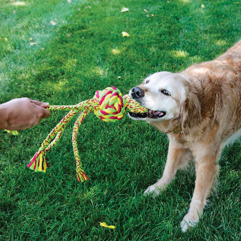 KONG Wubba Weaves Rope Dog Toy: 3 Sizes - Glad Dogs Nation | ALL Profits Donated