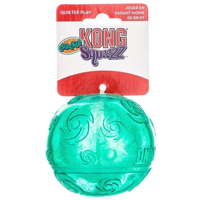 Kong Squeezz Crackle Ball: Quiet Chewing! - Glad Dogs Nation | ALL profits donated