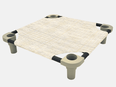 Legs4Pets Elevated Dog Bed: 40"x40" - Glad Dogs Nation | ALL Profits Donated