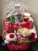 Puppy Love SQUEAKY Dog & Puppy Gift Basket: 3 Sizes