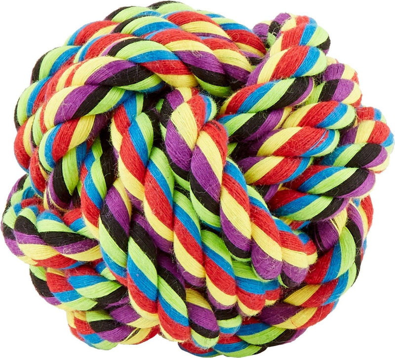 Multipet Nuts for Knots Ball Dog Toy: 3 Sizes - Glad Dogs Nation | ALL Profits Donated