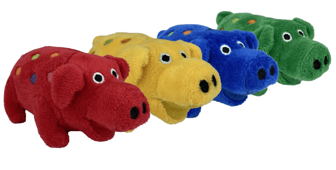 Multipet SQUEAKABLES Globlets PLUSH Mini 4 Pig