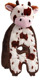 Outward Hound Cuddle Tugs Cow Squeaky Plush Dog Toy - Glad Dogs Nation | ALL Profits Donated