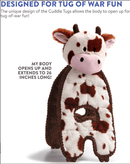 Outward Hound Cuddle Tugs Cow Squeaky Plush Dog Toy - Glad Dogs Nation | ALL Profits Donated