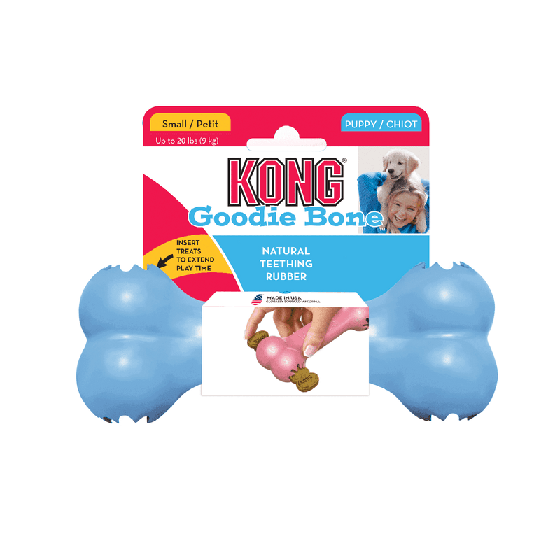 Small KONG Puppy Goodie Bone Dog Toy, Pink or Blue • CHEAPER THAN CHEWY - Glad Dogs Nation | ALL Profits Donated