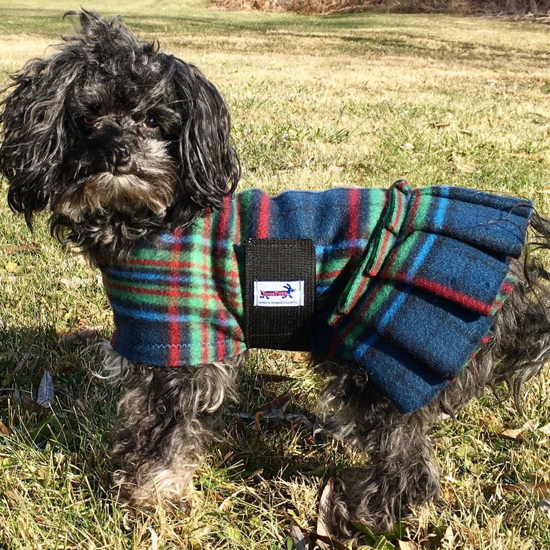 SnugPups Double Lined Poly Fleece Coats with Ruffles - Glad Dogs Nation | ALL Profits Donated