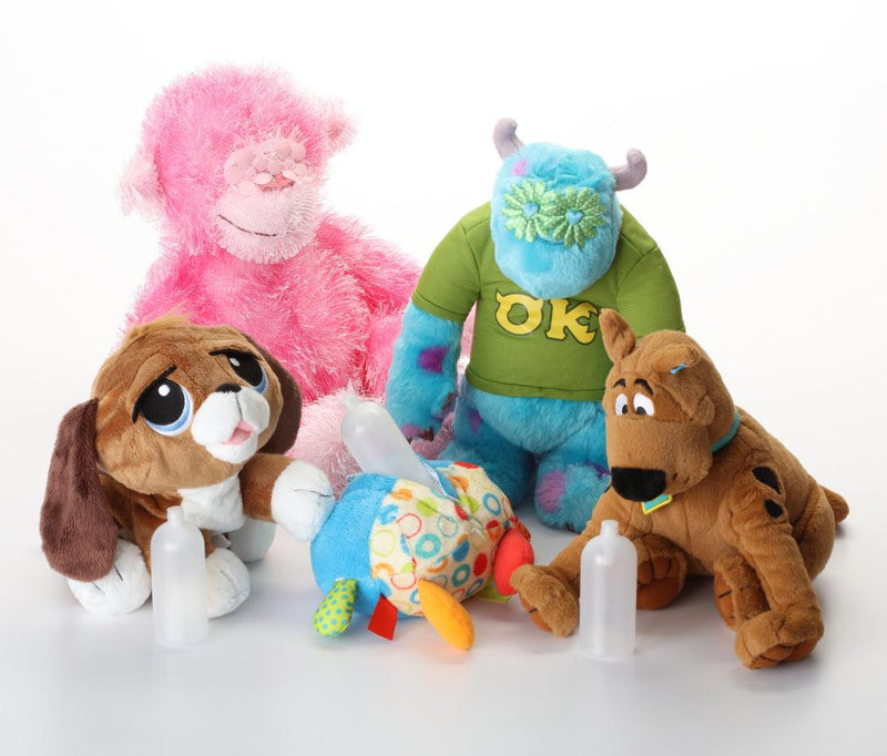 3 Pack Plush Toys, Cute Stuffed Plush Squeak Doll, Plushie Action