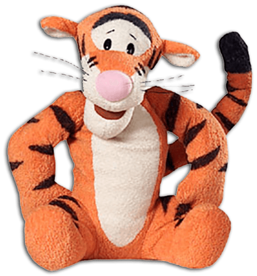 Tigger Stuffed & Squeaky Dog Toys: All Sizes - Glad Dogs Nation | ALL Profits Donated