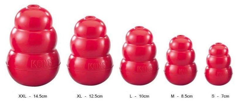 KONG Classic Dog Toy, Medium, Red
